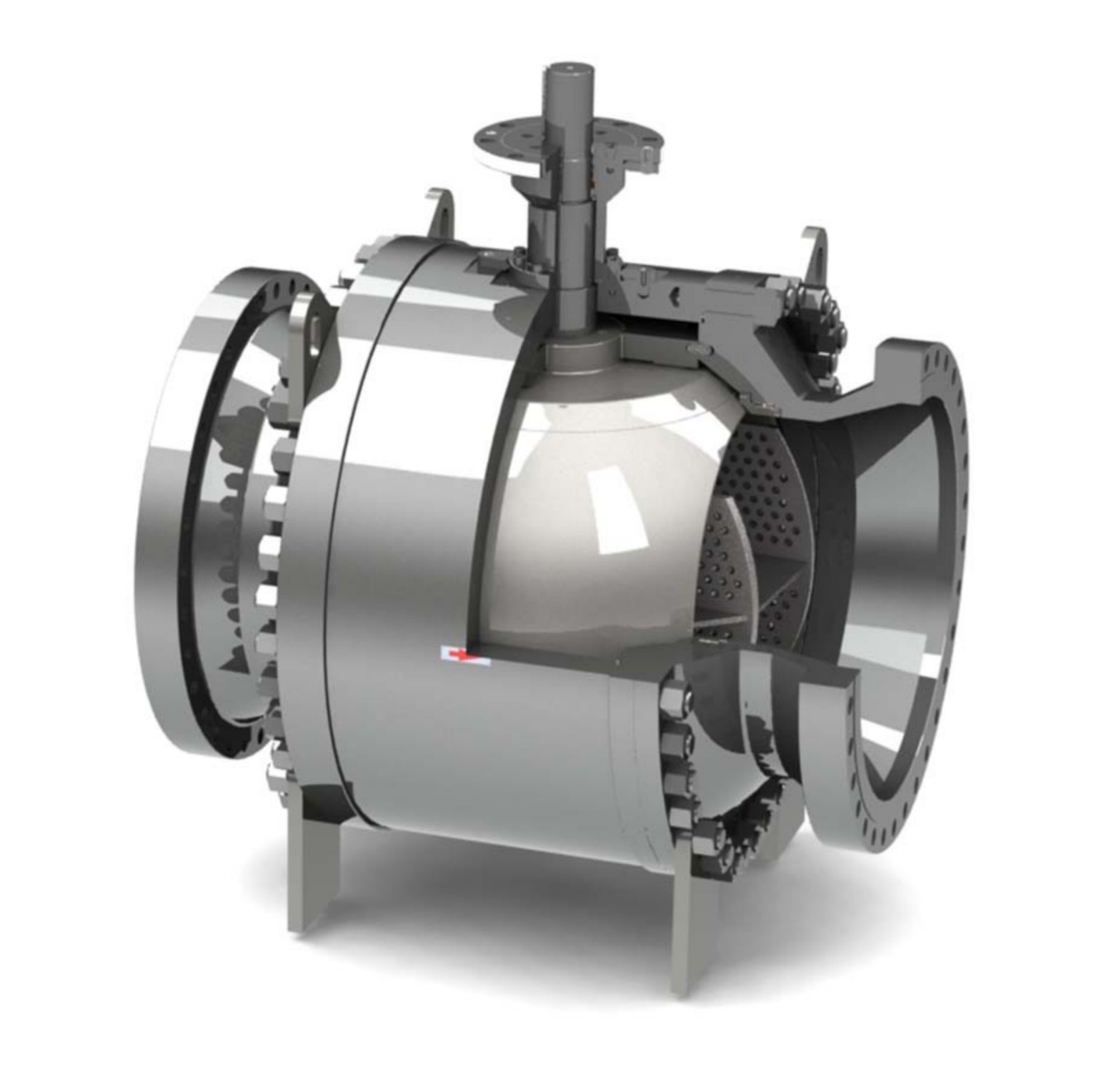تجهيز صمامات و ملحقات انابيب لمشروع انبوب الغاز الجاف المغذي ( محمودية - بسماية ) 42 عقدة